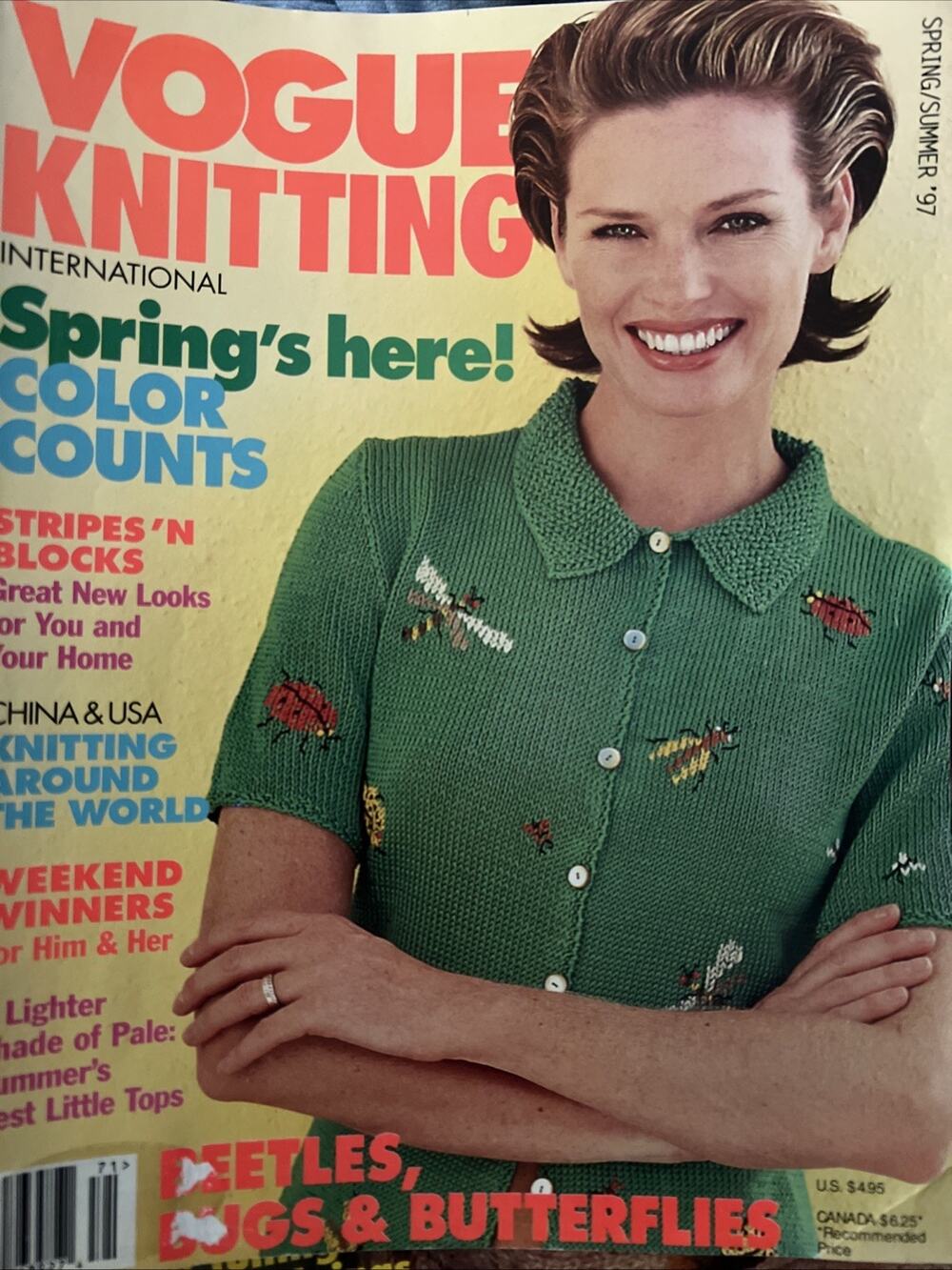 Vintage Vogue Knitting International Spring Summer 1997 Magazine
